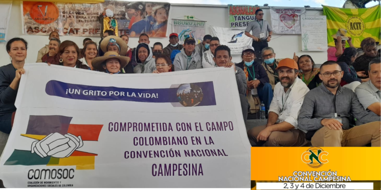 La COMOSOC en la Convención Nacional Campesina